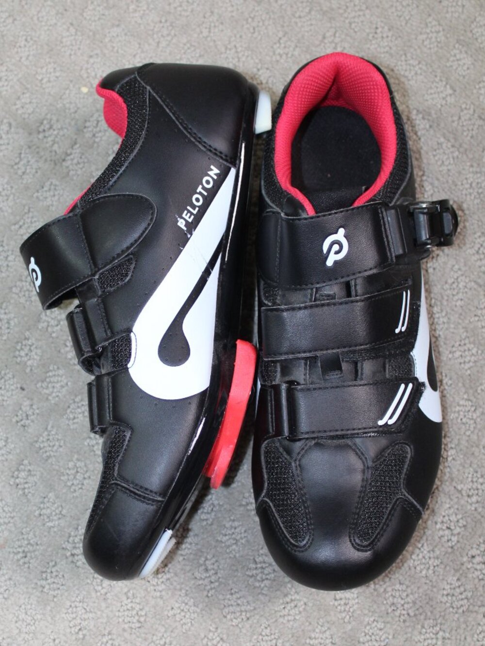 Peloton Size 41 / 8 Mens/ 10.5 Women's Black Bicycling Shoes